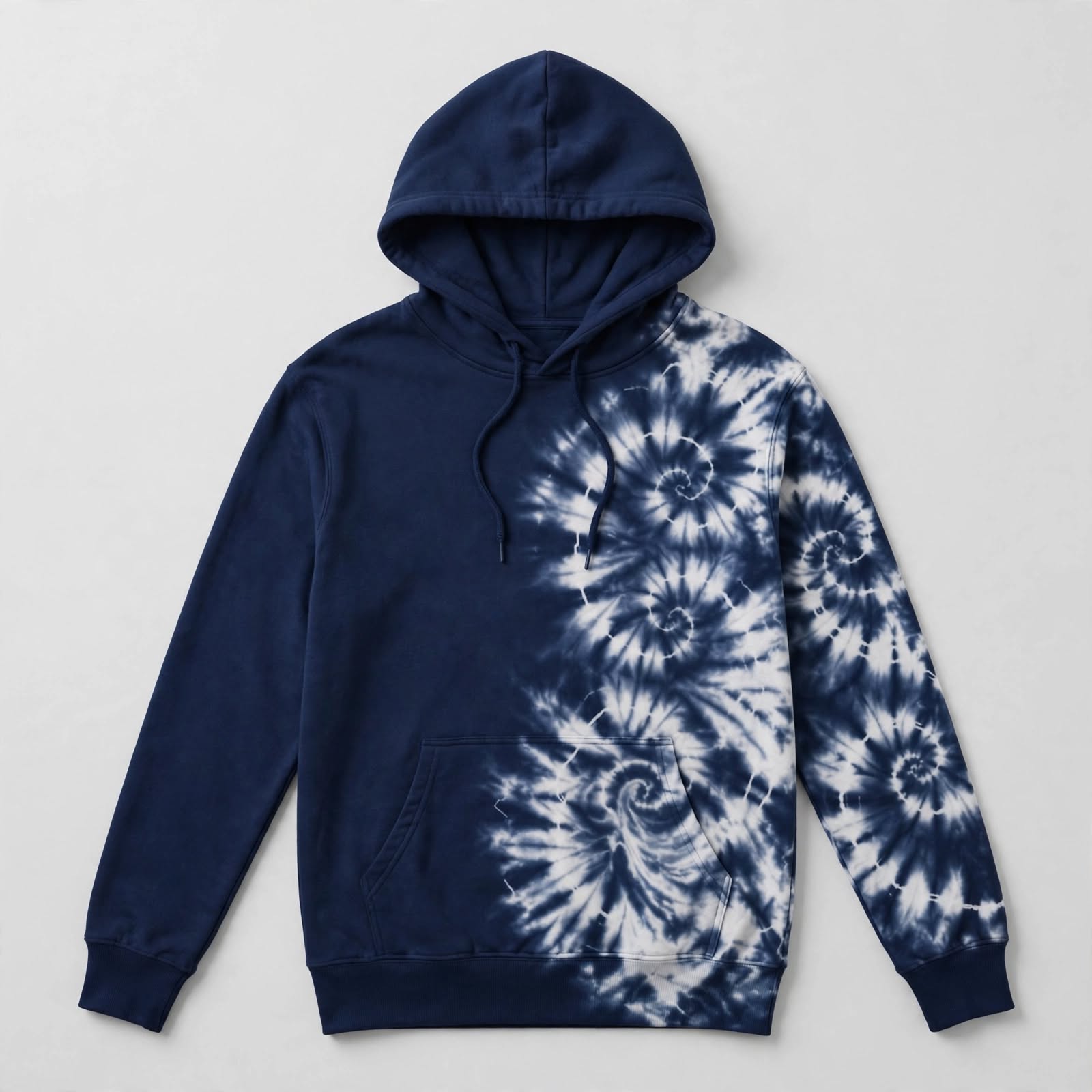 Custom Tie-Dye Pullover Hoodie